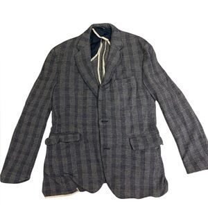 Coppley‎ Men’s Grey Plaid Sport Coat